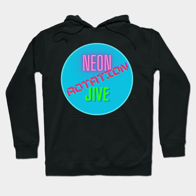 Neon Rotation Jive Hoodie by Kryptozodiac